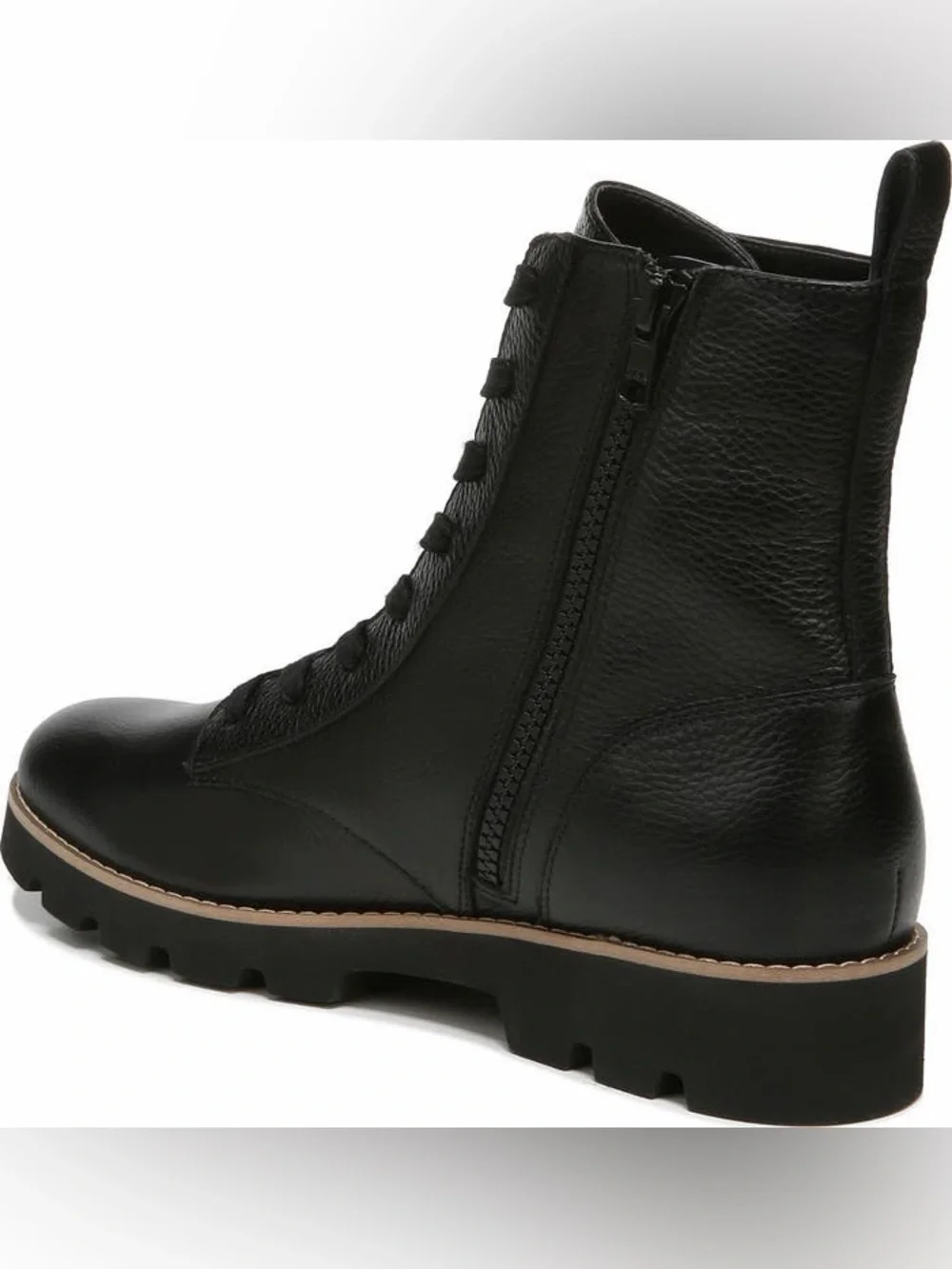 Vionic Lani Combat Boots Women Size 7 - Picture 2 of 9